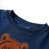 T-shirt enfants &agrave; manches longues bleu marine 128