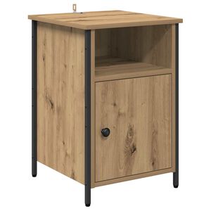 vidaXL Cabinet de chevet Ch&ecirc;ne artisanal 40 x 42 x 60 cm