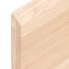 vidaXL &Eacute;tag&egrave;re murale 60x20x4 cm bois de ch&ecirc;ne massif non trait&eacute;