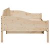 vidaXL Cadre de lit sans matelas 90x190 cm bois de pin massif