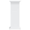 vidaXL Support pour plantes blanc 33x33x80 cm bois d'ing&eacute;nierie