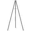 vidaXL Trépied de Feu de Camp Noir 92 x 92 x 151.5 cm Acier