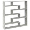 vidaXL &Eacute;tag&egrave;re cube murale 7 compartiments gris b&eacute;ton bois ing&eacute;nierie