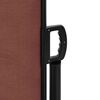 vidaXL Auvent lat&eacute;ral r&eacute;tractable marron 100x500 cm