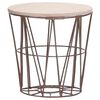 vidaXL Tables basses 4 pcs Cuivre