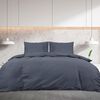 vidaXL Ensemble de housse de couette Anthracite 200x200 cm Coton