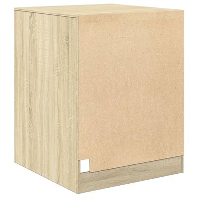 vidaXL Meuble pour machine à laver chêne sonoma 70,5x71,5x91,5 cm