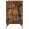 vidaXL Cabinet de chevet avec tiroir 2 pcs Ch&ecirc;ne fum&eacute; 49 x 36 x 61 cm