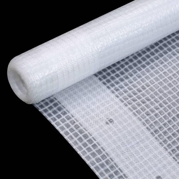vidaXL Bâche Leno 260 g/m² 2 x 4 m Blanc