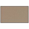 vidaXL Tapis d'entr&eacute;e Beige et Noir 90 x 150 cm 100% Polyamide