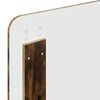 vidaXL T&ecirc;te de lit avec t&ecirc;te de lit Ch&ecirc;ne fum&eacute; 80 cm Bois d'ing&eacute;nierie