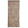 vidaXL Moustiquaire Beige et marron clair 90x200 cm Chenille