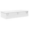 vidaXL &Eacute;tag&egrave;re murale avec tiroirs blanc 80x34x17 cm bois d'ing&eacute;nierie