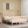 vidaXL Cadre de lit sans matelas 120x200 cm bois de pin massif