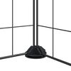 vidaXL Cage animaux de compagnie &agrave; 60 panneaux et porte Noir 35x35 cm