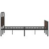 vidaXL Cadre de lit sans matelas 120x190 cm ch&ecirc;ne marron