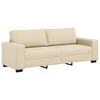 vidaXL Canap&eacute; 3 places cr&egrave;me 220x77x82 cm en tissu