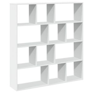 vidaXL Biblioth&egrave;que blanc 132x29x141,5 cm bois d'ing&eacute;nierie