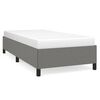 vidaXL Cadre de lit sans matelas gris fonc&eacute; 90x190 cm tissu simple