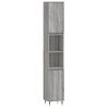 vidaXL Ensemble de meubles de salle de bain 3 pcs Sonoma gris