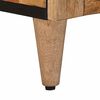 vidaXL Buffet avec porte Naturel 60 x 33 x 75 cm Bois de mangue massif