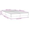 vidaXL Cadre de lit sans matelas noir 120x200 cm velours