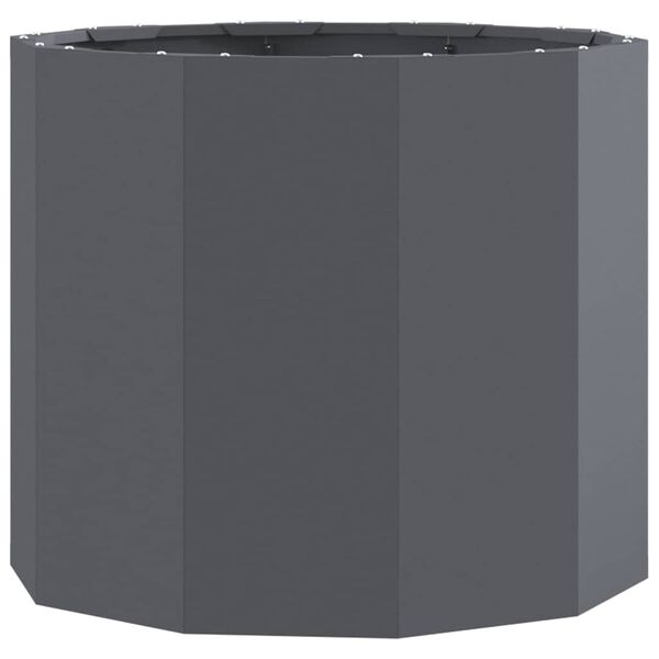 vidaXL Jardini&egrave;re Anthracite 60 x 60 x 50 cm Acier