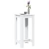 vidaXL Table de bar blanc 51x50x103,5 cm bois d'ing&eacute;nierie