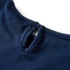 T-shirt enfants &agrave; manches longues bleu marine 116