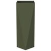 vidaXL Jardini&egrave;re 2 pcs Vert olive 30 x 30 x 75 cm Acier