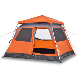 vidaXL Tente de camping &agrave; d&ocirc;me 4 personnes lib&eacute;ration rapide