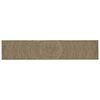 vidaXL Tapis de zone Naturel et noir 80 x 400 cm Jute