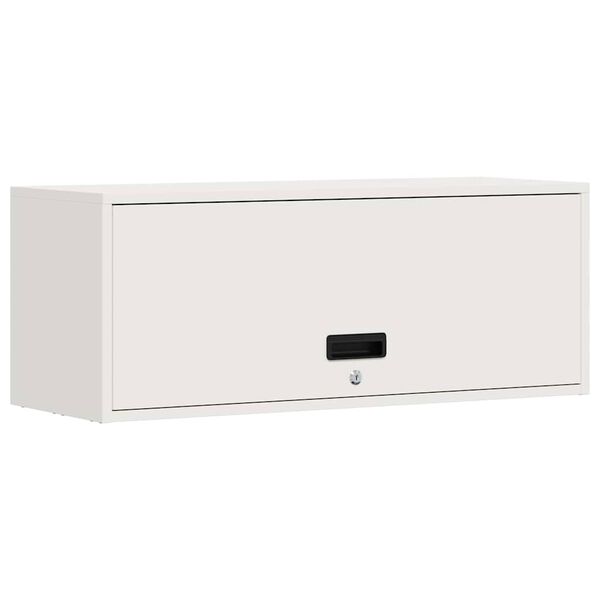 vidaXL Armoire murale pour garage Blanc 90 x 33 x 35 cm