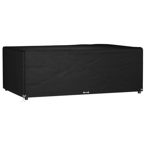 vidaXL Housse de salon de jardin 12 &oelig;illets 213x132x75cm rectangulaire