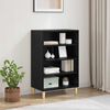 vidaXL Buffet Ch&ecirc;ne noir 57 x 35 x 89.5 cm Bois d'ing&eacute;nierie