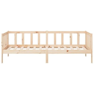 vidaXL Lit de jour 90x190 cm Bois de pin massif