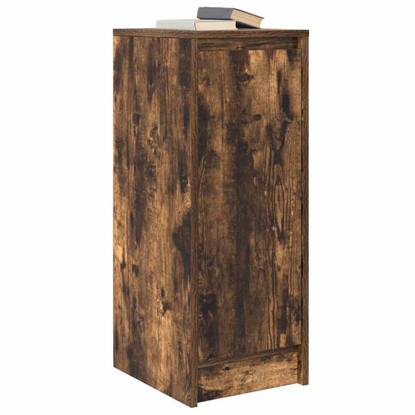 vidaXL Buffet ch&ecirc;ne fum&eacute; 29,5x34x76 cm bois d'ing&eacute;nierie