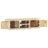 vidaXL Meuble TV 130x30x36 cm Bois massif de manguier