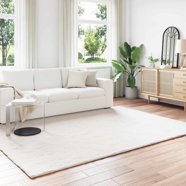 vidaXL Tapis en fausse anti-d&eacute;rapant Olite Cr&egrave;me 240 x 340 cm