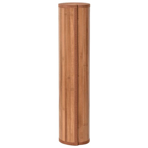 vidaXL Tapis rectangulaire naturel 70x200 cm bambou