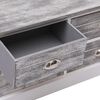 vidaXL Banc d'entr&eacute;e Gris 115x30x40 cm Bois