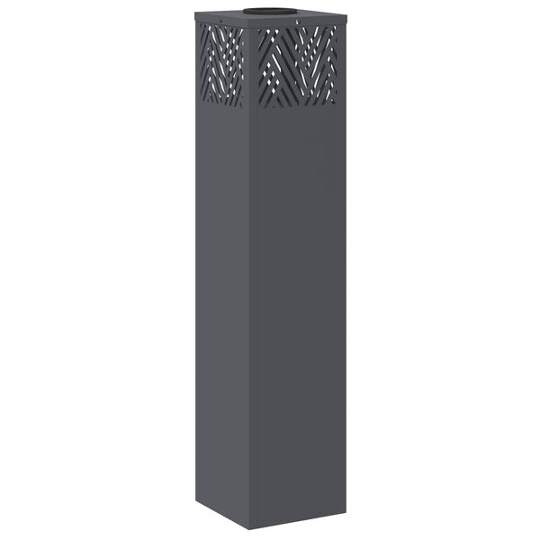 vidaXL Lumi&egrave;re de chemin LED solaire 2 pcs Anthracite