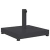 vidaXL Pied de parasol Gris fonc&eacute; 45 x 45 x 31,5 cm
