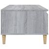 vidaXL Table basse Sonoma gris 90x50x36,5 cm Bois d'ing&eacute;nierie