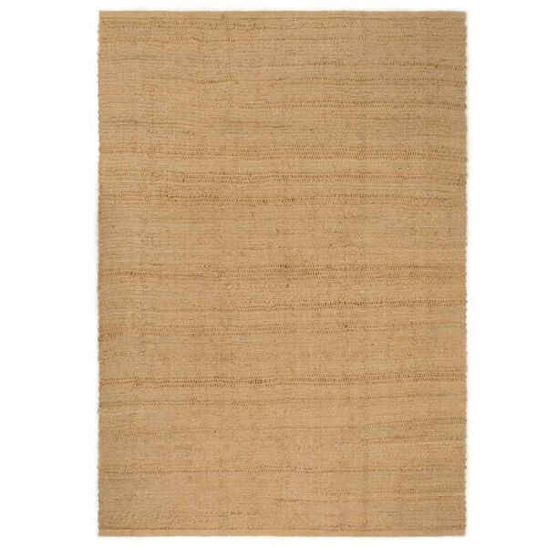 vidaXL Tapis rectangulaire Naturel 80x160 cm Jute