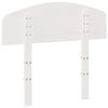 vidaXL T&ecirc;te de lit blanc 75 cm bois massif de pin