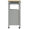 vidaXL Chariot de cuisine MONZA 60x40x88,5 cm bois massif de pin