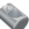 vidaXL &Eacute;crou &agrave; baril de meuble 2 pcs Zinc&eacute; M6 x 13 mm Fer