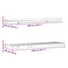 vidaXL Canap&eacute;-lit futon avec matelas 90x206x11 cm bois massif de pin