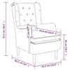 vidaXL Fauteuil avec pieds en bois d'h&eacute;v&eacute;a solide Marron Tissu